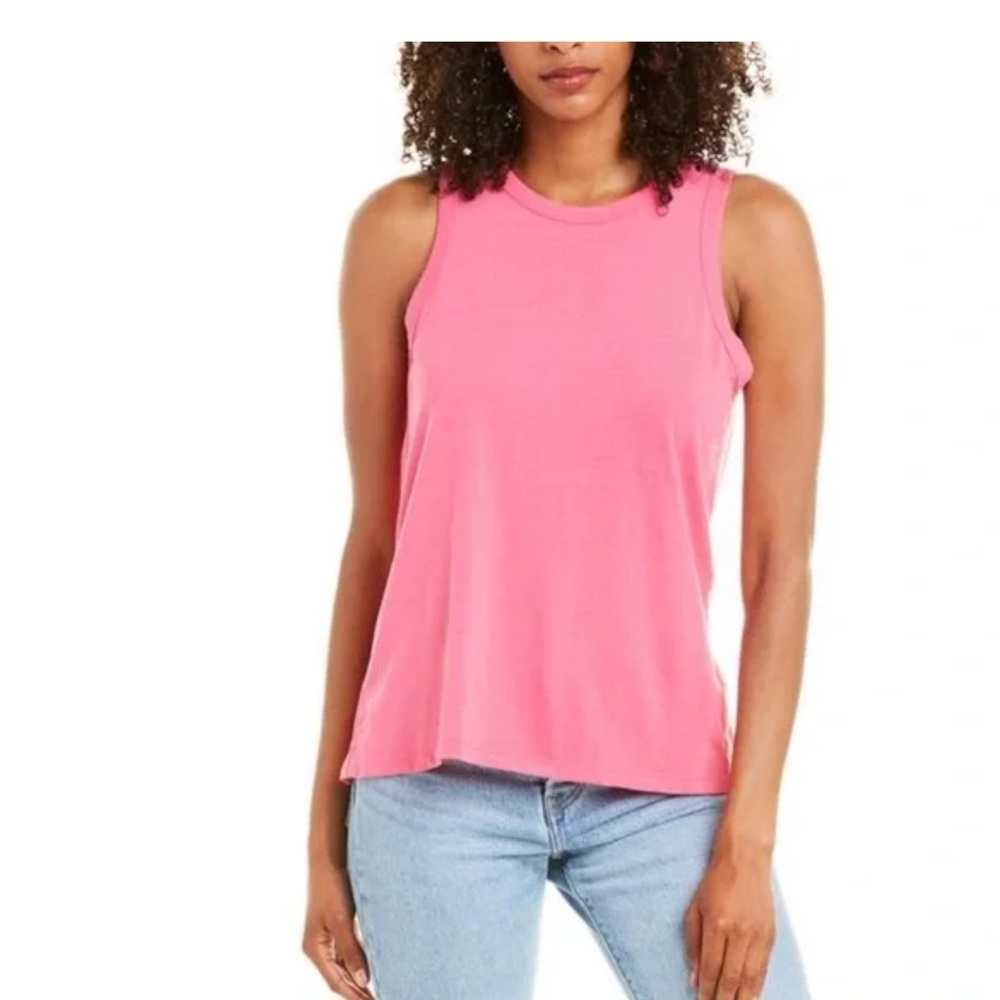 J crew Women's Pink Sleeveless open back Top